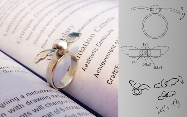 jewellery design - angel's egg